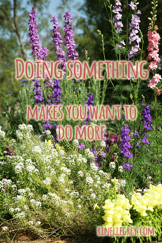 Doing something makes you want to do more